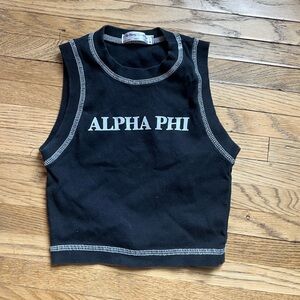 Alpha phi black tank